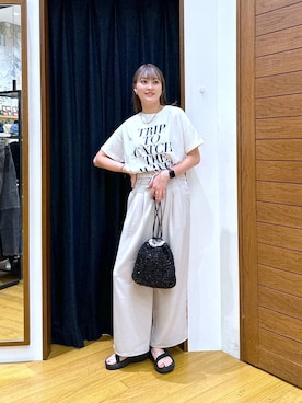 「Teva（テバ）のアイテム（シューズ）」を使った、ayakabfさん（レディース・172cm）の夏コーディネート