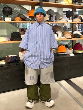 「アイテム（ショルダーバッグ）」を使った、サトエリさん（レディース・155cm・30代）の春コーディネート