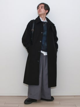 「classicalelf（クラシカルエルフ）のアイテム（パンツ）」を使った、sndiさん（メンズ・165cm・40代）の冬コーディネート
