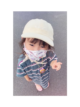 「アイテム（ハンドバッグ）」を使った、SHeさん（キッズ・100cm）の夏コーディネート