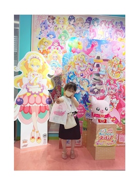 「アイテム（ハンドバッグ）」を使った、SHeさん（キッズ・100cm）の秋コーディネート