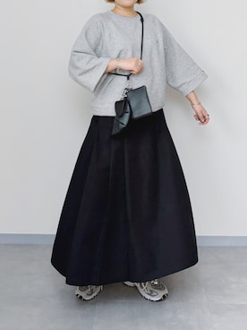 「アイテム（キーホルダー）」を使った、まりんさん（レディース・156cm）の春コーディネート