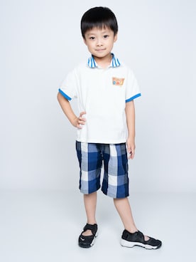 「NIKE（ナイキ）のアイテム」を使った、ryusakuyamatoさん（キッズ・121cm）の冬コーディネート
