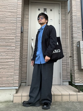 「アイテム（ジャケット/アウター）」を使った、タルナンドさん（メンズ・165cm）の秋コーディネート
