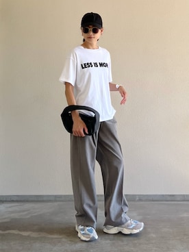 「NEW BALANCE（ニューバランス）のアイテム」を使った、Yukieさん（レディース・166cm）の夏コーディネート