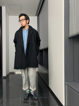 「Happy Socks（ハッピーソックス）のアイテム」を使った、n@oyaさん（メンズ・174cm）の秋コーディネート