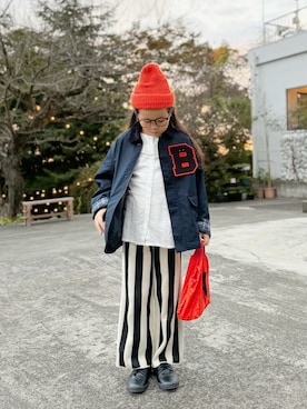 「アイテム（パンツ）」を使った、sui_mmyさん（キッズ・125cm）の秋コーディネート