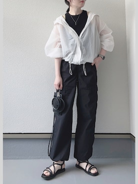 「アイテム（ジャケット/アウター）」を使った、haruさん（レディース・162cm）の春コーディネート