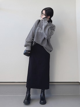「アイテム（その他）」を使った、haruさん（レディース・162cm）の秋コーディネート