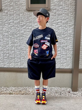 「アイテム（ソックス/靴下）」を使った、kanaさん（キッズ・142cm）の夏コーディネート