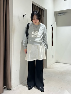 「CIAOPANIC TYPY（チャオパニックティピー）のアイテム（キャミソール）」を使った、ひがしゃんさん（レディース・164cm）の春コーディネート