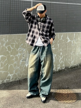 「アイテム（リング）」を使った、蘭丸さん（メンズ・175cm）の夏コーディネート