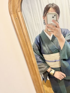 「着物好きさんと繋がりたい」｜soratumiさん（レディース・170cm）の夏コーディネート