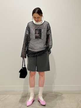 「ROSE BUD（ローズバッド）のアイテム（Tシャツ/カットソー）」を使った、makironさん（レディース・164cm）の春コーディネート