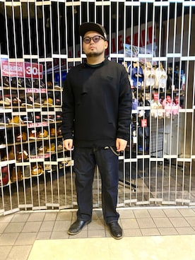 「THRASHER（スラッシャー）のアイテム（キャップ）」を使った、ホンダネーション さん（メンズ・172cm）の秋コーディネート