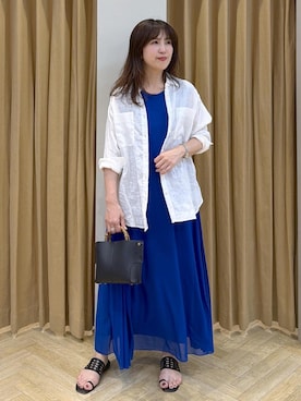 「ROPE'（ロペ）のアイテム（シューズ）」を使った、yayoiさん（レディース・160cm）の春コーディネート
