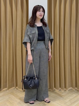 「ROPE'（ロペ）のアイテム（シューズ）」を使った、yayoiさん（レディース・160cm）の春コーディネート
