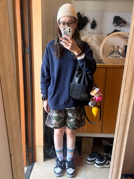 「アイテム（シューズ）」を使った、marie52さん（レディース・171cm）の春コーディネート