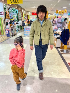 「アイテム（ベスト）」を使った、くっしーさん（メンズ・169cm・30代）の冬コーディネート