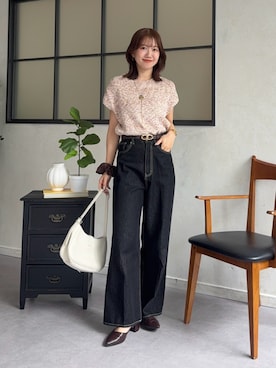「アイテム（トップス）」を使った、yunaさん（レディース・152cm・20代）の春コーディネート