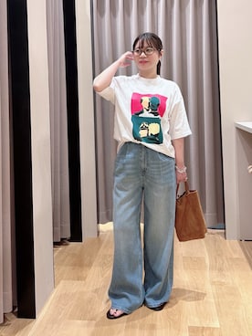 「アイテム（バッグ）」を使った、umechiさん（レディース・150cm）の春コーディネート
