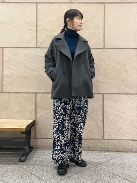 「URBAN RESEARCH ROSSO WOMEN（アーバンリサーチ　ロッソ）のアイテム（パンツ）」を使った、katayoさん（レディース・166cm）の冬コーディネート