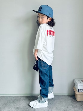 「アイテム（キーホルダー）」を使った、oh-chanさん（キッズ・123cm）の夏コーディネート
