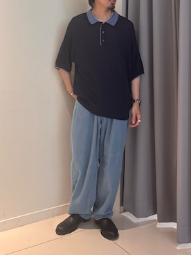 「SENSE OF PLACE by URBAN RESEARCH（センスオブプレイスバイアーバンリサーチ）のアイテム（デニムパンツ）」を使った、Ryot@さん（メンズ・159cm）の春コーディネート