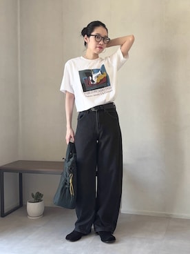 「アイテム（パンツ）」を使った、ひなさん（レディース・165cm）の夏コーディネート