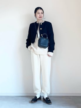 「アイテム（コンシーラー）」を使った、ひなさん（レディース・164cm）の冬コーディネート