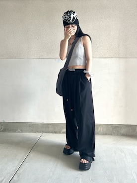 「アイテム（ボクサーパンツ）」を使った、skmtmloさん（レディース・159cm）の夏コーディネート