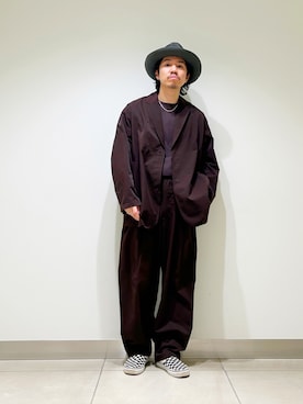 「アイテム（その他アウター）」を使った、DAIKI TAKEYAさん（メンズ・165cm・30代）の春コーディネート