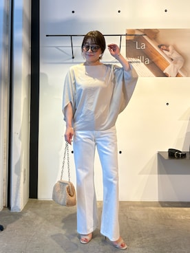 「ホワイトデニム」｜ggnakamuradesuさん（レディース・156cm）の春コーディネート
