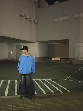 「アイテム（パーカー）」を使った、HISAさん（メンズ・172cm・10代）の春コーディネート