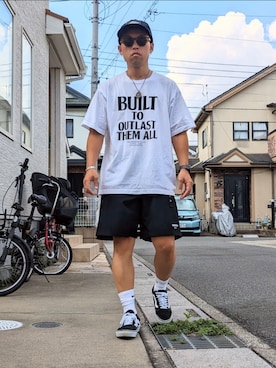 「NIKE（ナイキ）のアイテム」を使った、seishiroさん（メンズ・166cm）の夏コーディネート