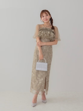 「ドレス」｜Lejaさん（レディース・158cm）の春コーディネート