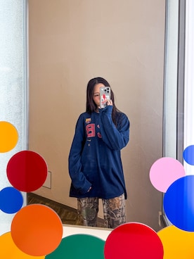 「NIKE（ナイキ）のアイテム（トップス）」を使った、まいちんさん（レディース・150cm）の秋コーディネート