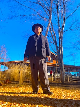 「アイテム（帽子）」を使った、zzzypadawanさん（メンズ・177cm・50代）の冬コーディネート