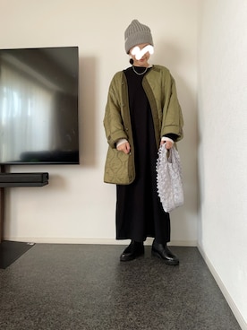 「アイテム（モッズコート）」を使った、massssさん（レディース・152cm）の秋コーディネート