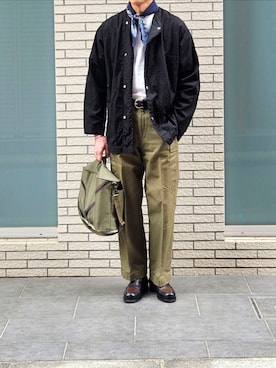 「ネッカチーフ」｜D・BLUEさん（メンズ・170cm）の春コーディネート