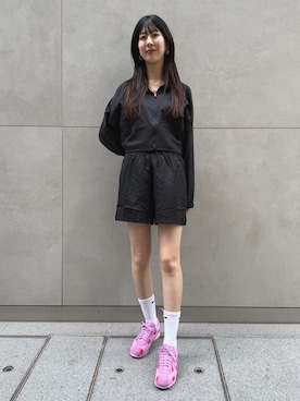 「NIKE（ナイキ）のアイテム（パンツ）」を使った、NIKE GINZAさん（レディース・168cm）の春コーディネート