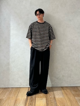 「Clarks（クラークス）のアイテム」を使った、おさゆうさん（メンズ・168cm）の夏コーディネート