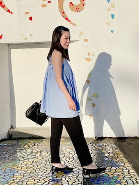 「アイテム（アイブロウ）」を使った、ハナエタダさん（レディース・153cm・20代）の夏コーディネート