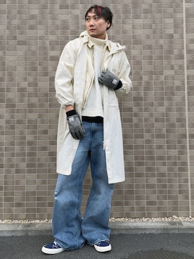 「アイテム（ブルゾン）」を使った、まっちゃんさん（メンズ・183cm・40代）の冬コーディネート