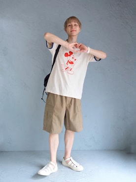 「アイテム（ハイライト/シェーディング）」を使った、いったさん（メンズ・169cm）の春コーディネート