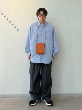 「SLOW（スロウ）のアイテム」を使った、BEAMSさん（メンズ・177cm）の春コーディネート