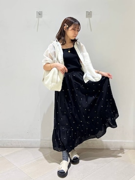 「GLOBAL WORK（グローバルワーク）のアイテム（ヘアアクセサリー）」を使った、なあさん（レディース・155cm）の夏コーディネート