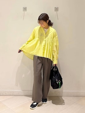 「GLOBAL WORK（グローバルワーク）のアイテム（ヘアアクセサリー）」を使った、なあさん（レディース・155cm）の春コーディネート