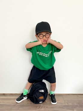 𝚁𝙴𝙸☺︎さん（キッズ・100cm）の夏コーディネート
