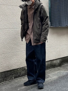 「アイテム（ジャケット/アウター）」を使った、MASAKI  MIYAOKAさん（メンズ・190cm）の冬コーディネート